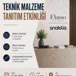Teknik Malzeme Tanıtım Etkinliği Düzenleniyor